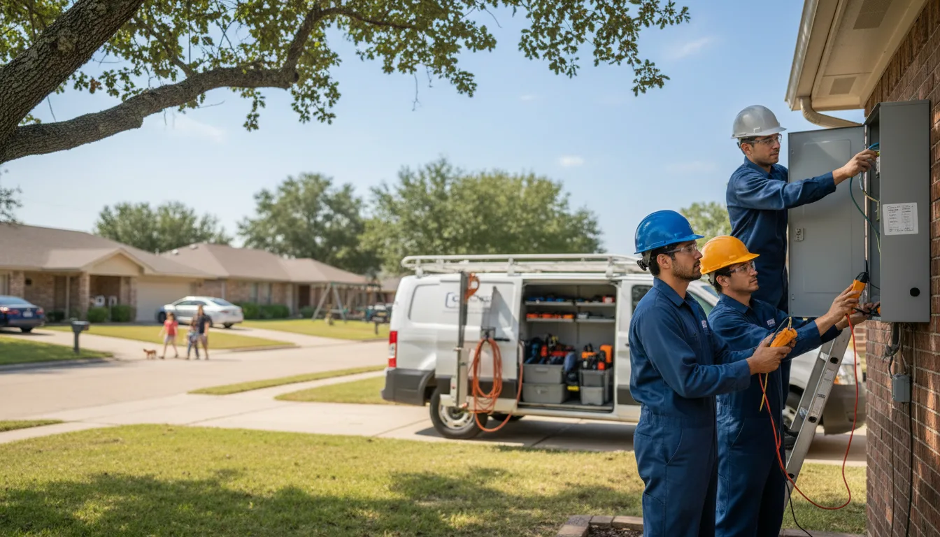 Certified electrician providing emergency electrical services in Hanska, MN
